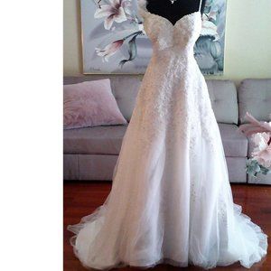 Sophia Tolli Wedding Bridal Dress Gown Size 14